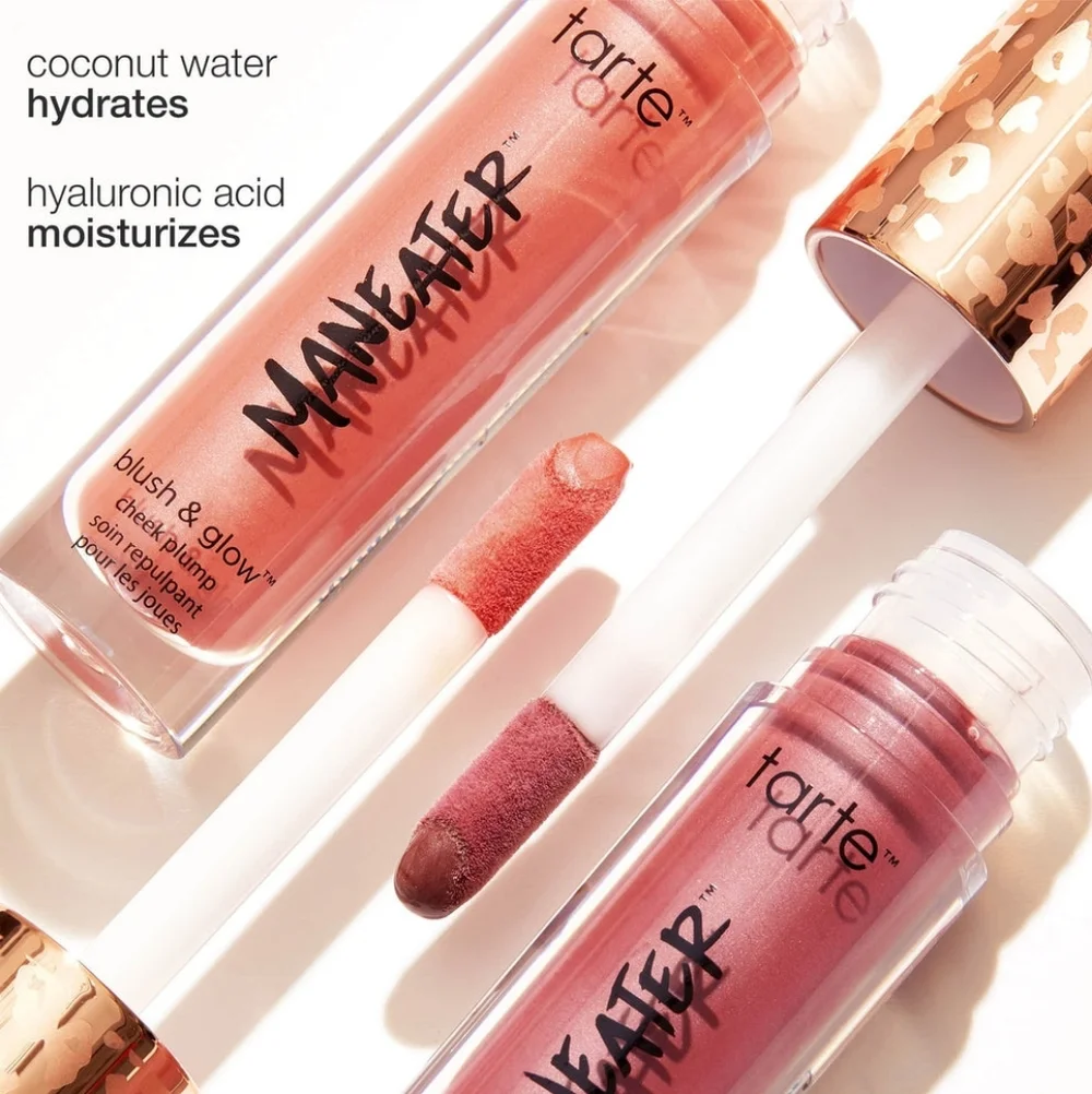 Buff Tarte Maneater Blush & Glow Cheek Plump Brand New In Box Full Size